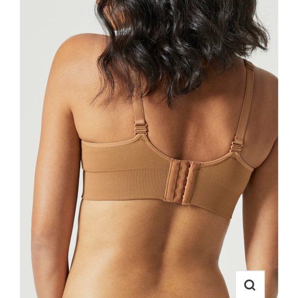 Blanqi like new maternity bra in deep tan - Picture 3 of 8